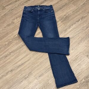 7 For All Mankind Dark Blue Bootcut Jeans size 30